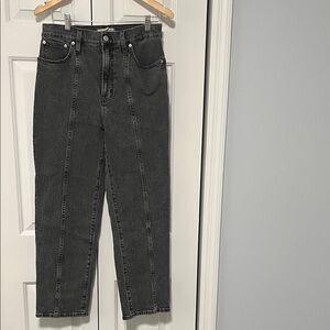 Madewell Charcoal Denim Jeans